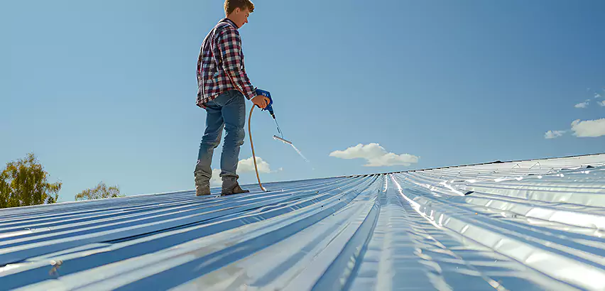 EPDM Roofing Installation Drip Edge in Lake Zurich