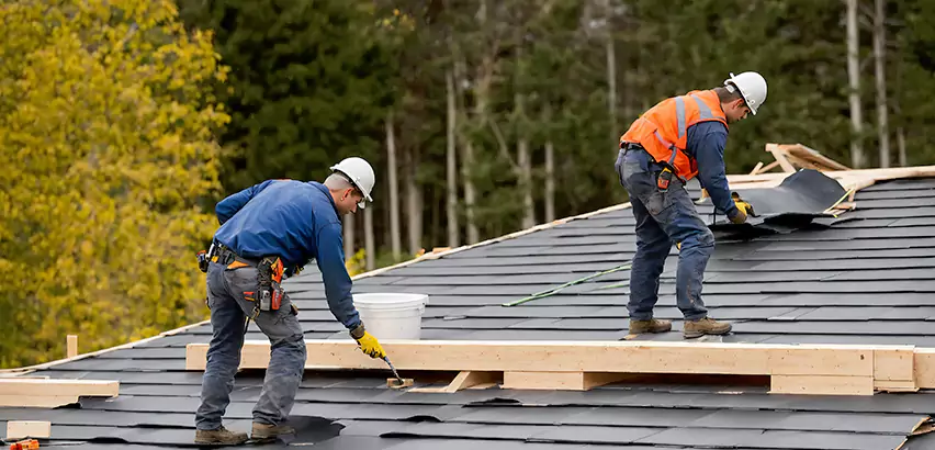 Garage Felt Roof Replacement in Lake Zurich