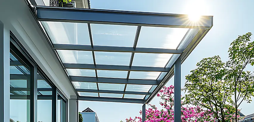 Glass Patio Roof Installation in Lake Zurich