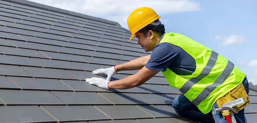 Slipped Slate Repair in Lake Zurich