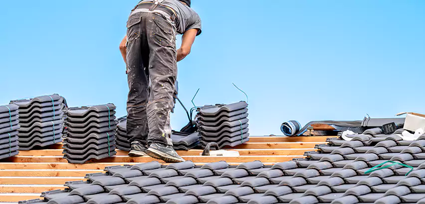 Replacing Tile Roof Underlayment in Lake Zurich