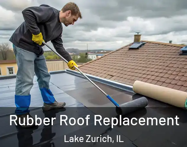  Rubber Roof Replacement Lake Zurich, IL